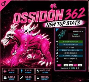 🔥ARK Survie Ascendée PS5 Ossidane Barbe 1007m clones adultes PvE PC/XBOX