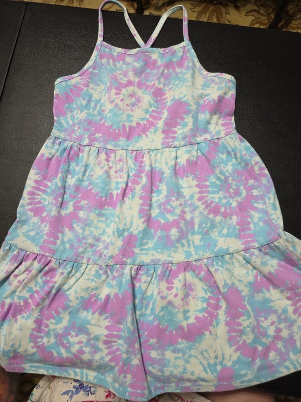 Girls Sz 8 Strappy Tiedyed Sundress