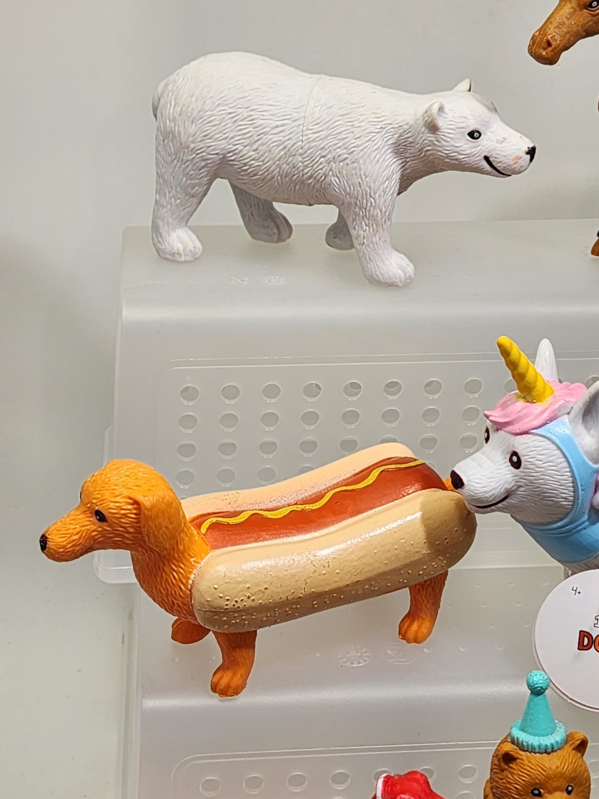 Ankyo Party Animals Toy Figure Lot Birthday Hat Xmas Dinosaurs Dogs Tiger Target