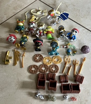 Treasure X Moose Toys Action Figures Lot Full Figures-Parts-Pieces-Accessories