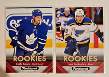 2017-18 Parkhurst Red Rookie cards - Calle Rosen & Ivan Barbashev