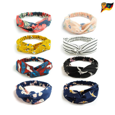 Dreshow Damen Stirnband Elastisches Haarband Niedlich Turban 8 Stück