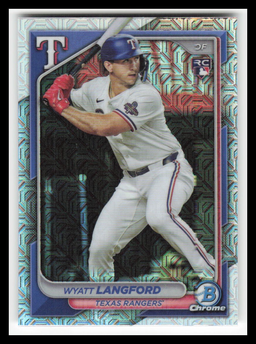 2024 Bowman Chrome Mega Box #71 Wyatt Langford RC