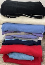 Cashmere Sweater Cutter Lot of 13 Sweaters For Crafts Repair 7 lbs