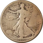 1916-D WALKING LIBERTY HALF DOLLAR - PLEASING CIRCULATED EXAMPLE!