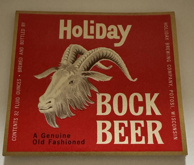 50 Vintage Holiday Bock Beer Labels Potosi, Wisconsin 32 oz