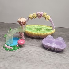 3 Piece Hatchimals Play Pieces Basket Water Slide Carton
