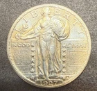1927 Standing liberty quarter XF