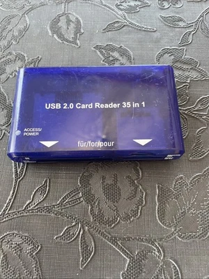 Lecteur USB 2.0 "35en1" USB, lecteur cartes multiples, Lecteur de carte SD, S... - Photo 1/4