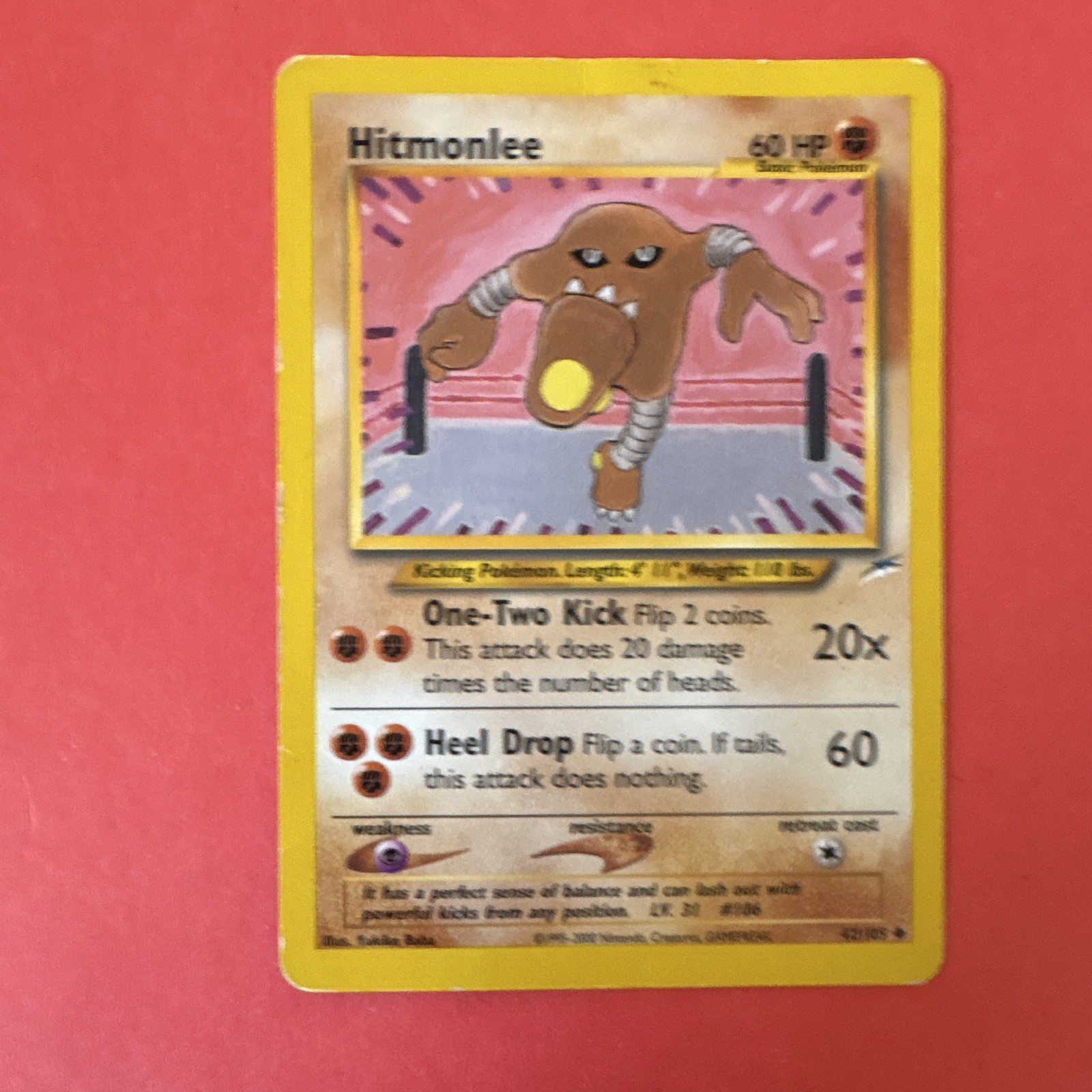 Wizards of the Coast Hitmonlee Rare Base Set Unlimited English 7/102