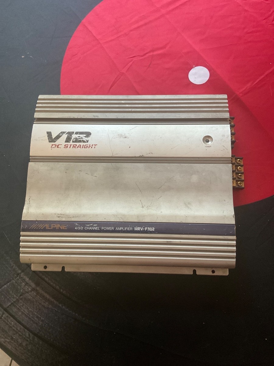 Alpine MRV-F302 V12 DC Straight 4/3/2 Channel Car Power Amplifier