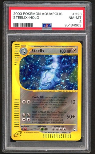 Steelix graded PSA 8 for sale on eBay
