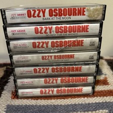Ozzy Osbourne Cassette Lot