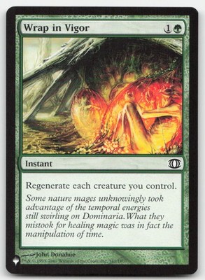 Wrap in Vigor 141 PLST The List Reprints Magic MTG NM