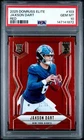 2025 PSA 10 Panini Donruss Elite Rookie /99 Jaxson Dart Red #103 Pop 5