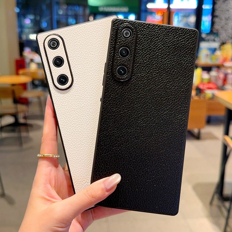 For ZTE nubia RedMagic 10 Air, Luxury Hybrid Armor Leather Skin