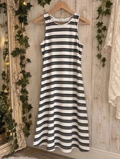 H&M Striped Sleeveless Maxi Dress Size S