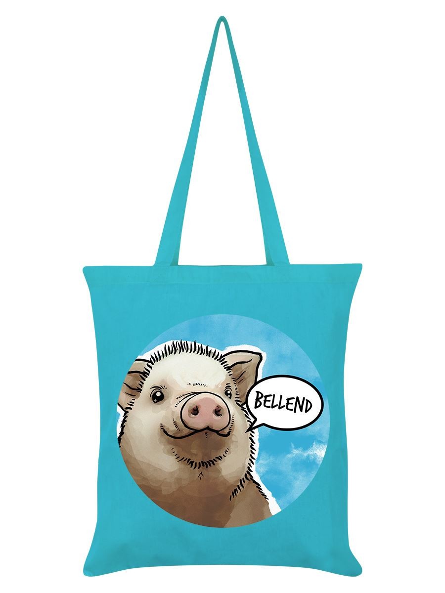Cute But Abusive - Bellend Azure Blue Tote Bag