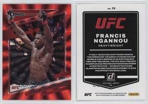 2022 Donruss UFC Holo Red Laser /75 Francis Ngannou #39