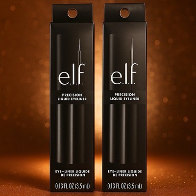 e.l.f. 3-PACK Precision Liquid Eyeliner Black - 0.13 oz