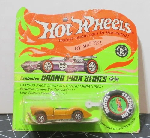 Hot Wheels Redline  Orange Enamel McLaren M6A  Blister Pack  Free Shipping