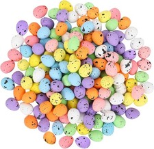 300 Pcs Glitter Mini Foam Easter Eggs, Speckled Decor for Crafts  Parties