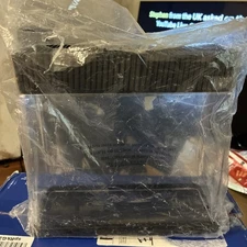 Kuhn Rikon Vision Knife Block Clear Black Trim Swiss Design New Open Box