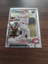 2021 Bowman Chrome Baseball Prospects Tyler Callihan Cincinnati Reds #BCP-91