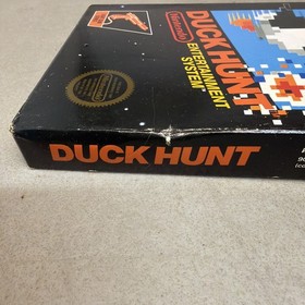 Duck Hunt NES 3 Screw Variant Complete In Box Nintendo Authentic Black Box