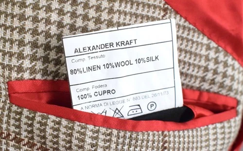 ALEXANDER KRAFT Linen Wool Silk Signature Jacket €1250 Size 36R/46R Small Slim image 5