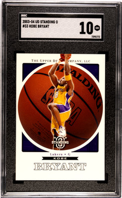 2003-04 Upper Deck Standing O #33 Kobe Bryant GEM MINT SGC 10