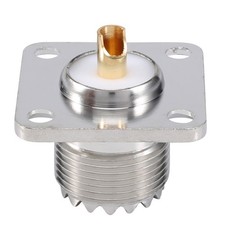 UHF Female SO239 Panel Chassis Mount Flange Deck Mount Solder Cup 6006