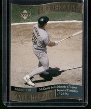 1997 Collector's Choice #7 Mark McGwire Memorable Moments