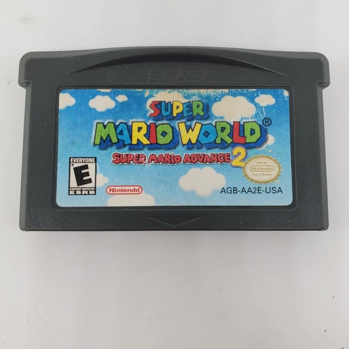 Super Mario World Super Mario Advance 2 Nintendo GBA Authentic Tested Working 
