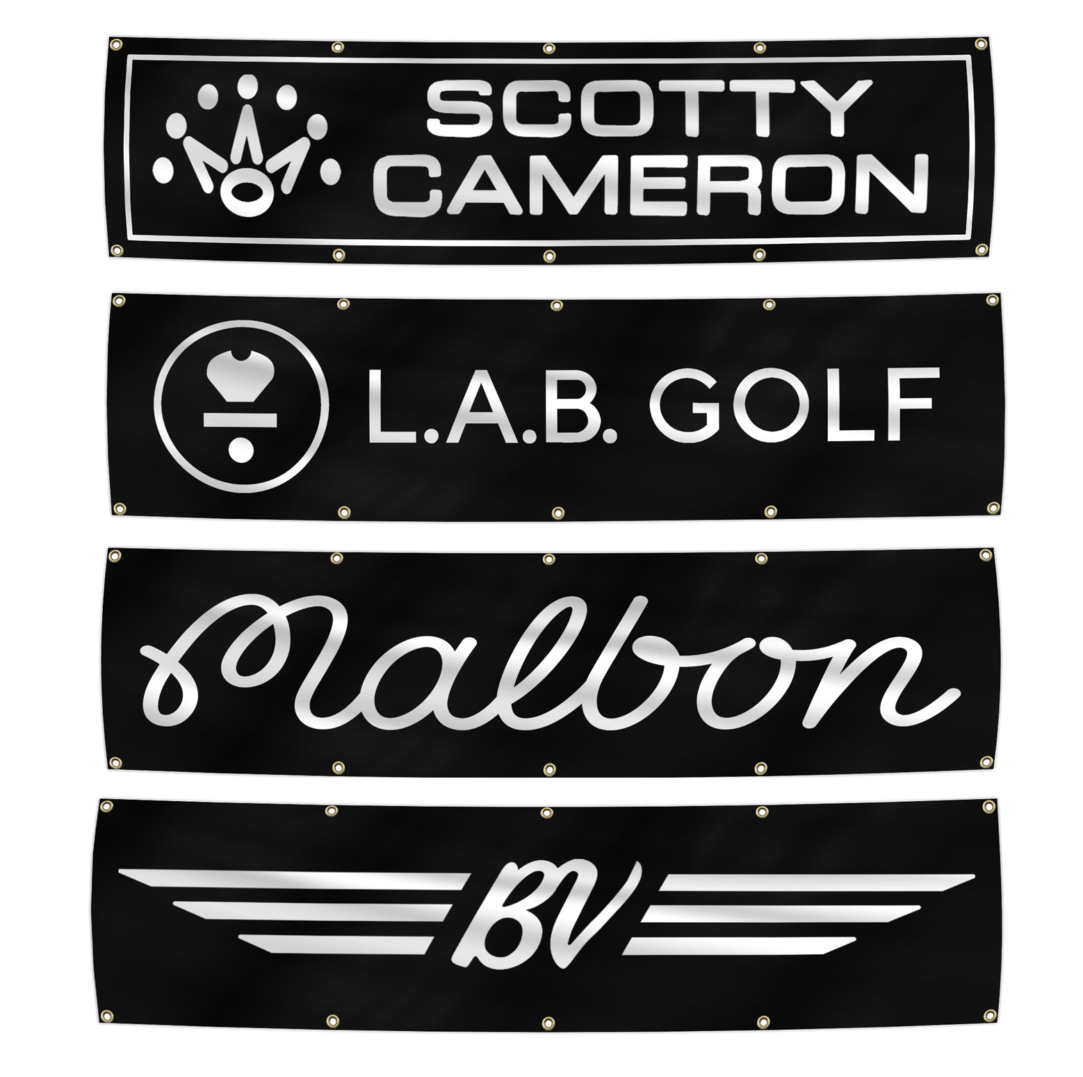 Golf equipment banner flag 2x8 ft callway ping golf accessories garage man cave
