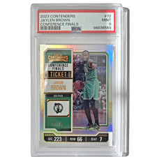 2023-24 Panini Contenders - Conference Finals Ticket #72 Jaylen Brown/75 - POP 2