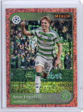 Arne Engels 2024-25 Topps Merlin UCC Rose Gold Speckle Refractor /250 #194