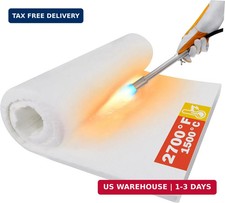 Ceramic Fiber Insulation Blanket, 24"x15.7"x1" Thick