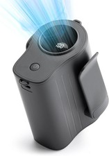 Portable Waist Fan Clip on Wearable Belt Personal Fan 4000mAh Battery 8-40h Grey