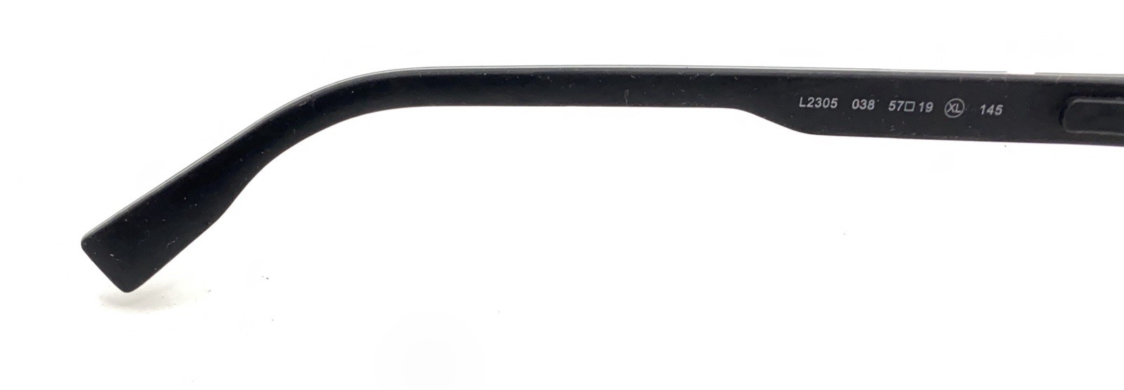 Lacoste L2305 038 Black Green Half Rim Eyeglasses Frames 57-19 145 Designer thumbnail 9