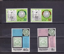 SA03 Guyana 1974 100th Anniv of Universal Postal Union mint stamps