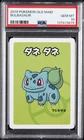 2019 POKEMON OLD MAID BULBASAUR PSA 10