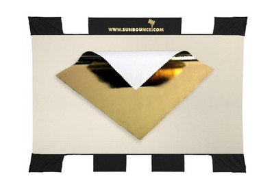 Sunbounce SUN-BOUNCER MINI Reflektor GOLD Bespannung 90 x 125 cm / 3'' x