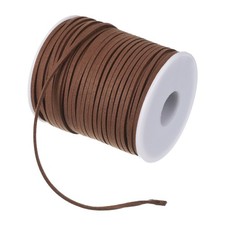 Suede Lace Ribbon Faux Leather Cord Leather Crafts Lace for DIY, Brown