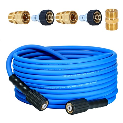 #ad Super Flexible Pressure Washer Hose 30ft 3400 PSI Kink Resistant Power Washe... $48.09