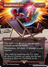 MTG X Deadpool SLD Blasphemous Act Marvel Collab Foil CGC Pristine 10 Low Pop🔥
