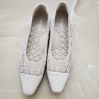 Vivaia Maelyn Small Square-Toe Floral Embroidered Mesh Heels Size 8.5