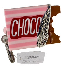 Bath Body Works CHOCOLATE BAR CANDY Hand Sanitizer Pocketbac Holder NEW