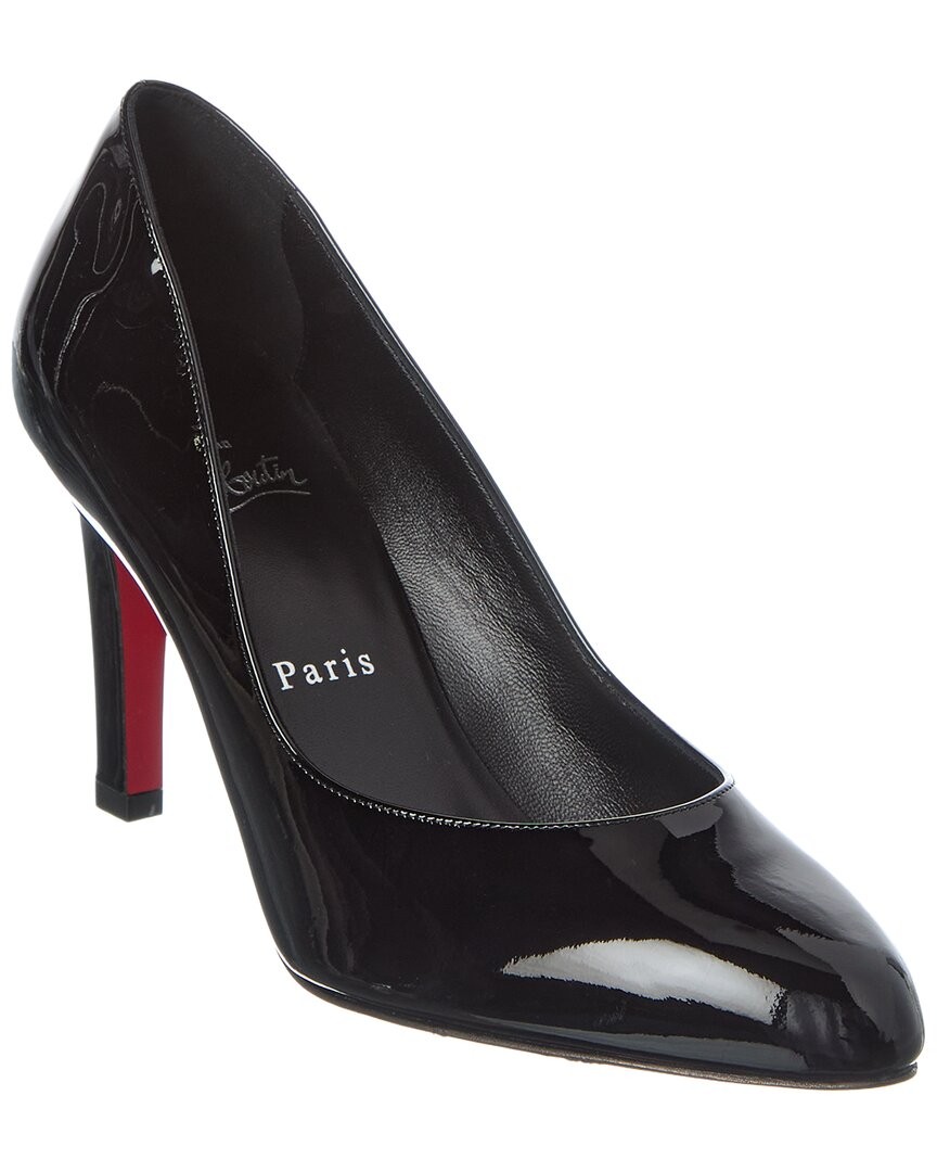 Christian Louboutin Fannylove 85 Patent Pump Womens Black 39 156190₽