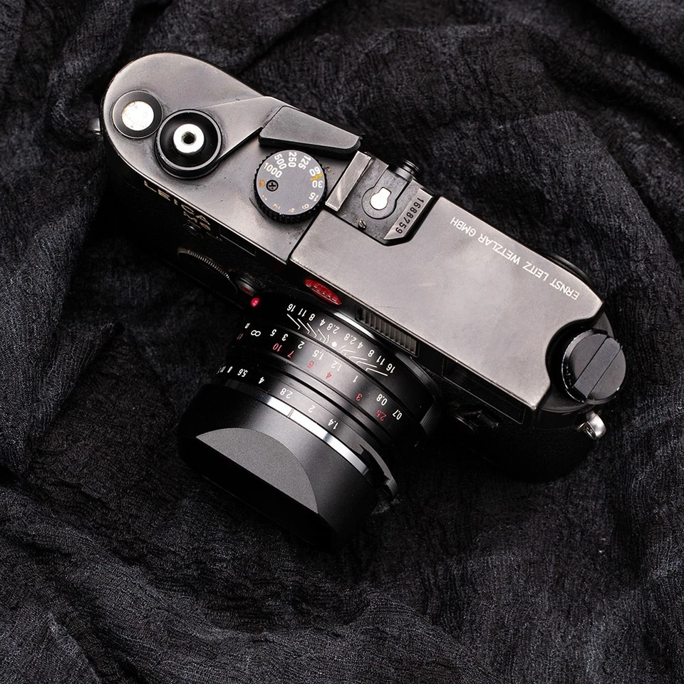 For Leica 35F2aa VM 40 1.4 VM 50 1.5 Bayonet Metal Lens Hood Shade Replace LH-6 - Image 4 of 4